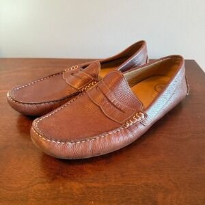 Nordstrom's 1901 Men's Leather Loafers Size 11.5 | Classic Slip-On Dress Shoes